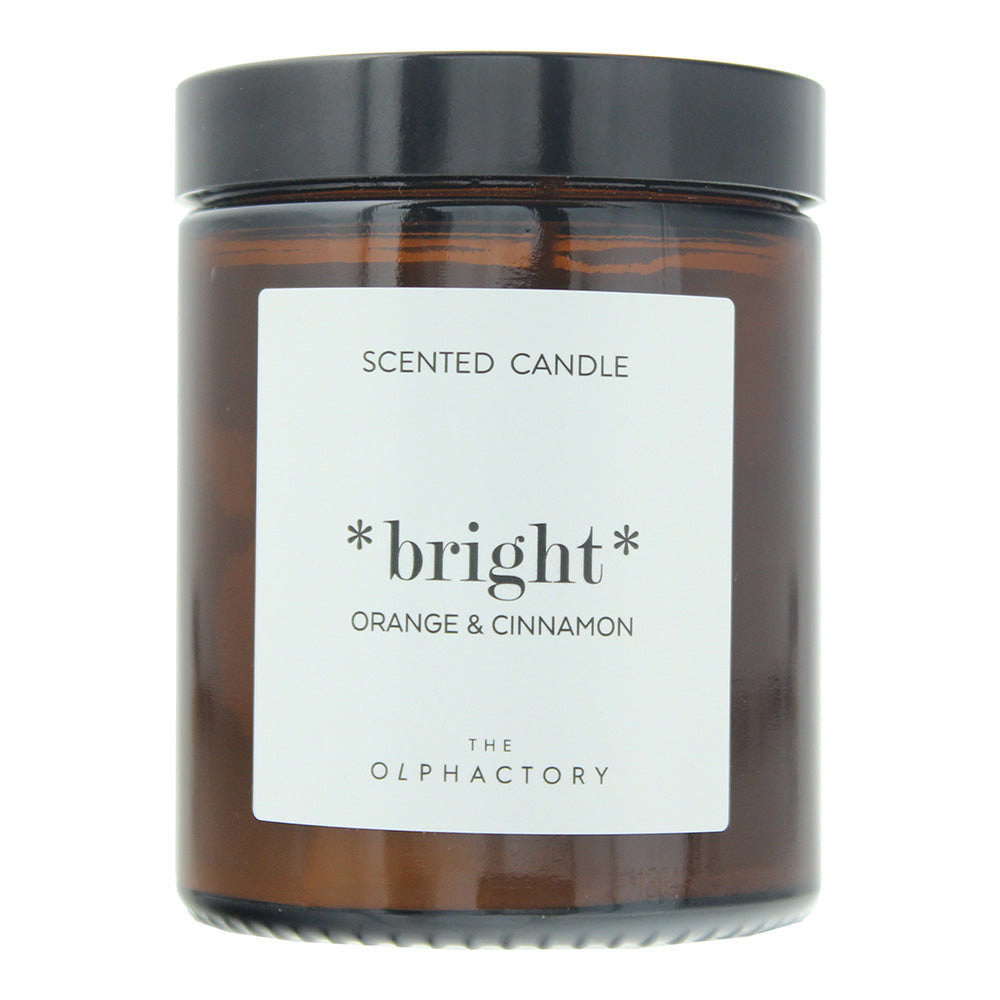 The Olphactory Bright Orange Cinnamon Scented Candle 135g - Glow Empire