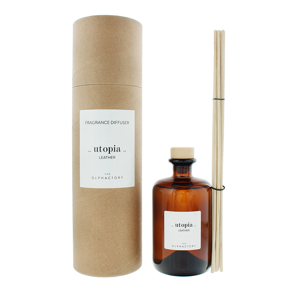 The Olphactory Utopia Leather Diffuser 500ml - Glow Empire