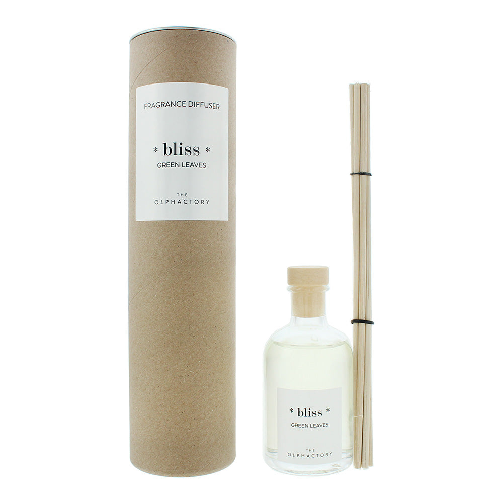 The Olphactory Bliss Green Leaves Reed Diffuser 100ml - Glow Empire