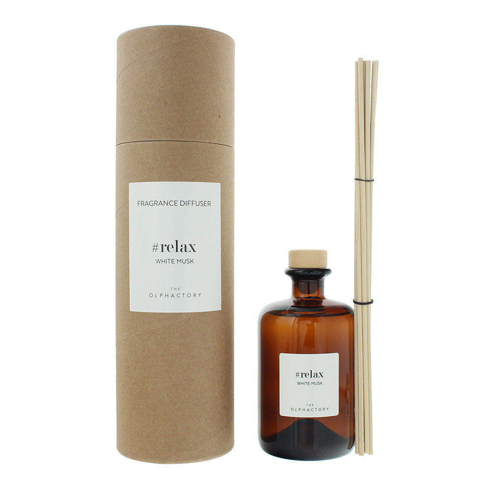 The Olphactory Relax White Musk Diffuser 500ml - Glow Empire