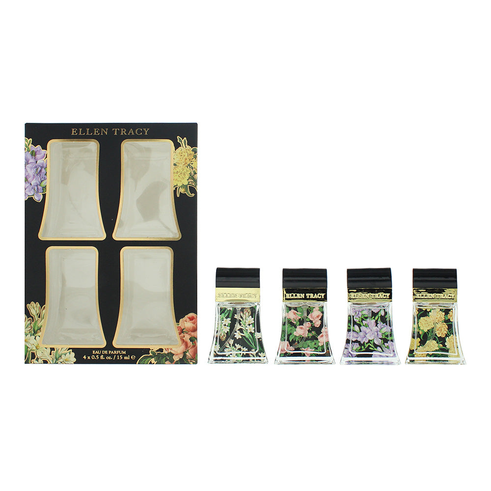 Ellen Tracy Gift Set 15ml Courageous EDP + 15ml Confident EDP + 15ml Radiant EDP + 15ml Inspiring EDP - Glow Empire