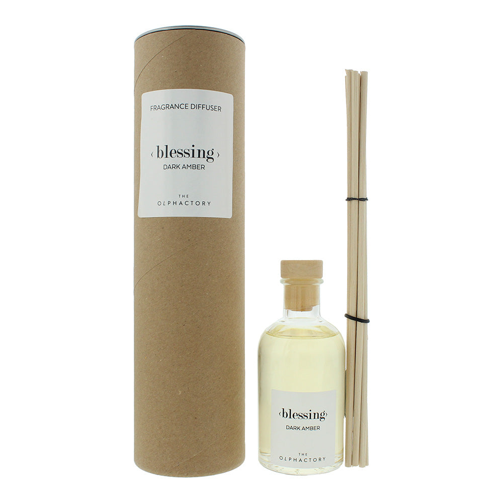 The Olphactory Blessing Dark Amber Reed Diffuser 100ml - Glow Empire