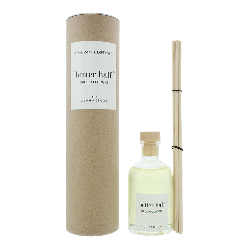 The Olphactory Better Half Groom Cologne Reed Diffuser 100ml - Glow Empire