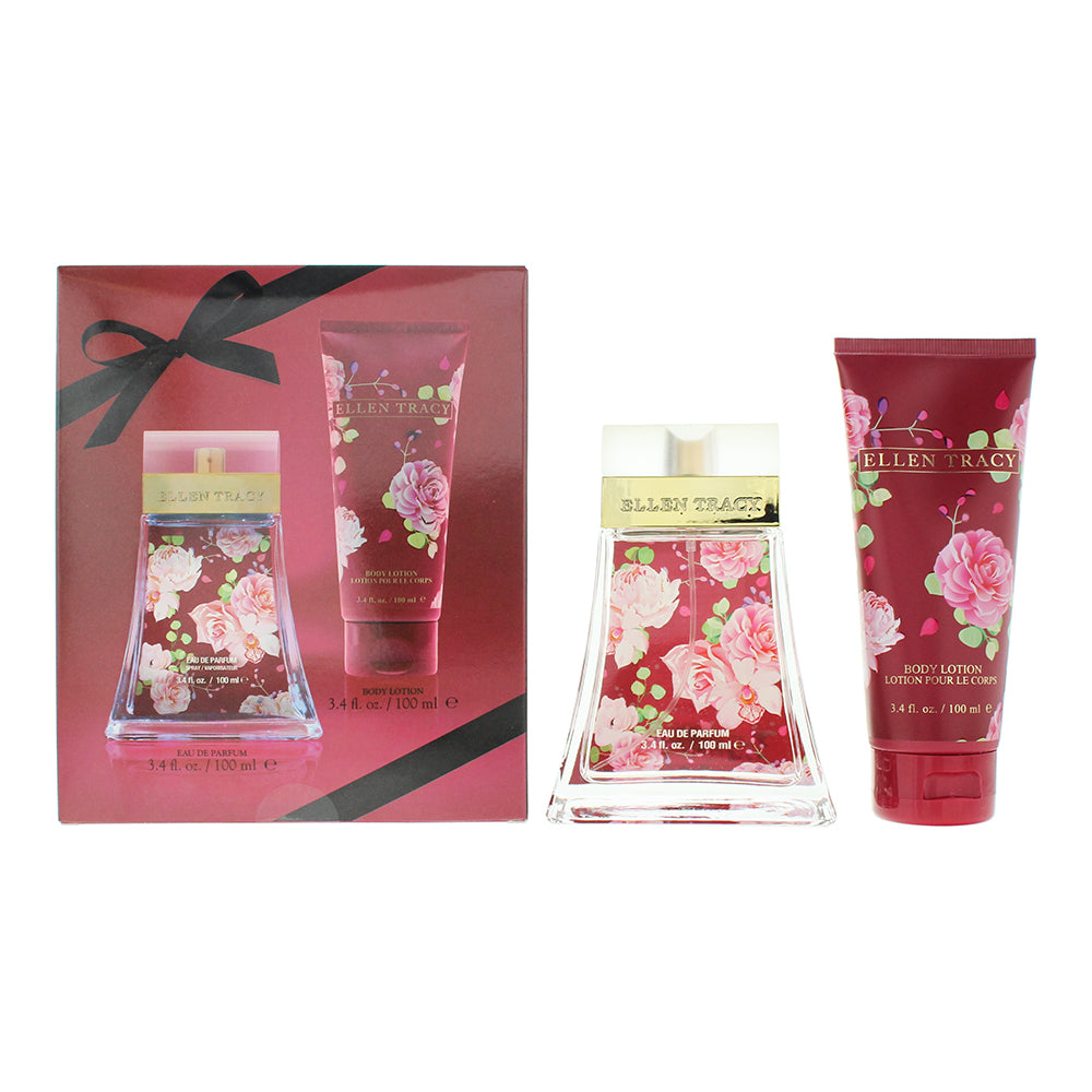 Ellen Tracy Sensational Gift Set 100ml EDP + 100ml Body Lotion - Glow Empire