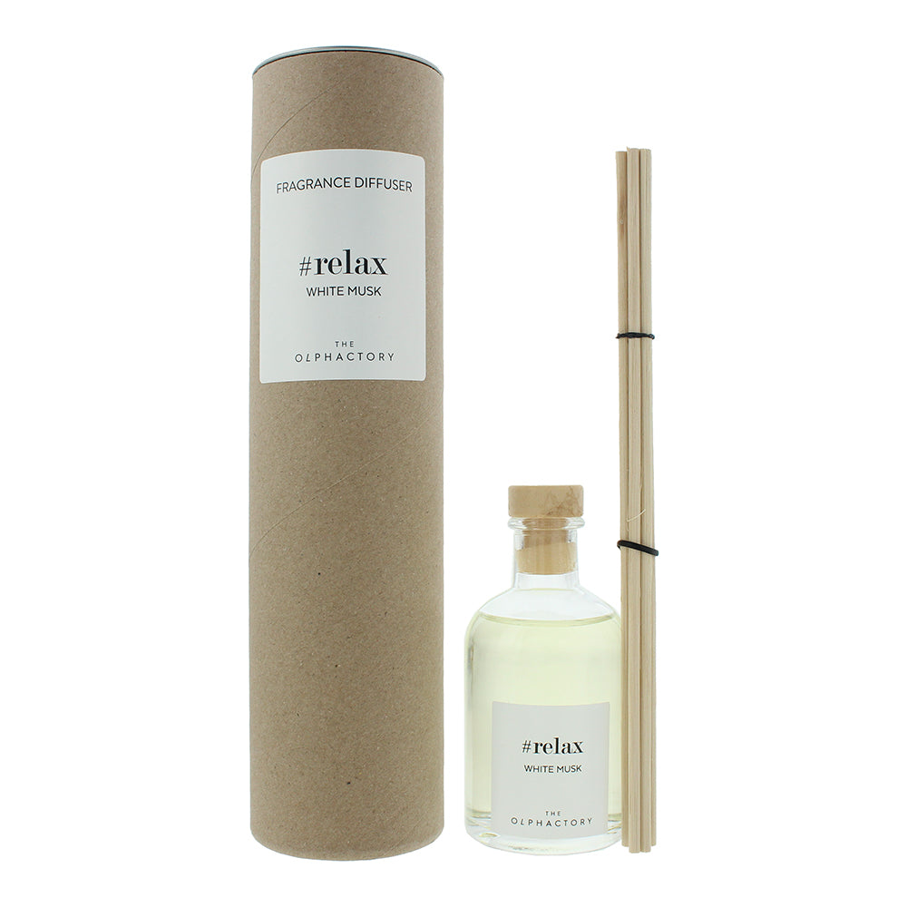 The Olphactory Relax White Musk Reed Diffuser 100ml - Glow Empire