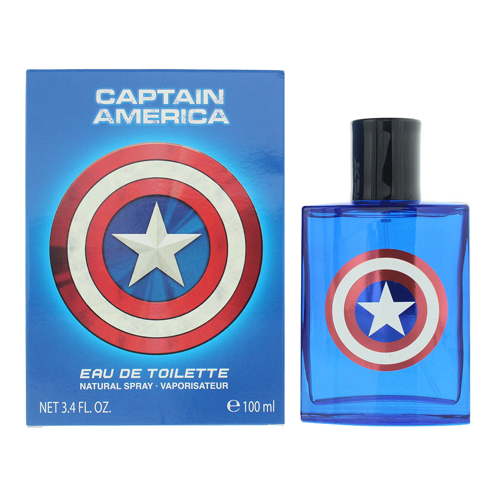 Marvel Captain America Eau de Toilette 100ml Spray - Glow Empire