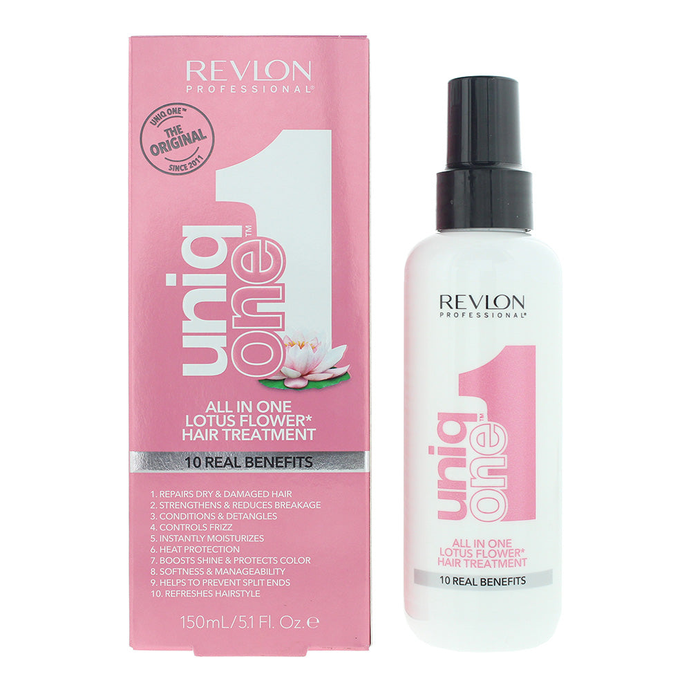 Revlon Uniq One All In One Lotus Flower Hair Treatment 150ml - Glow Empire