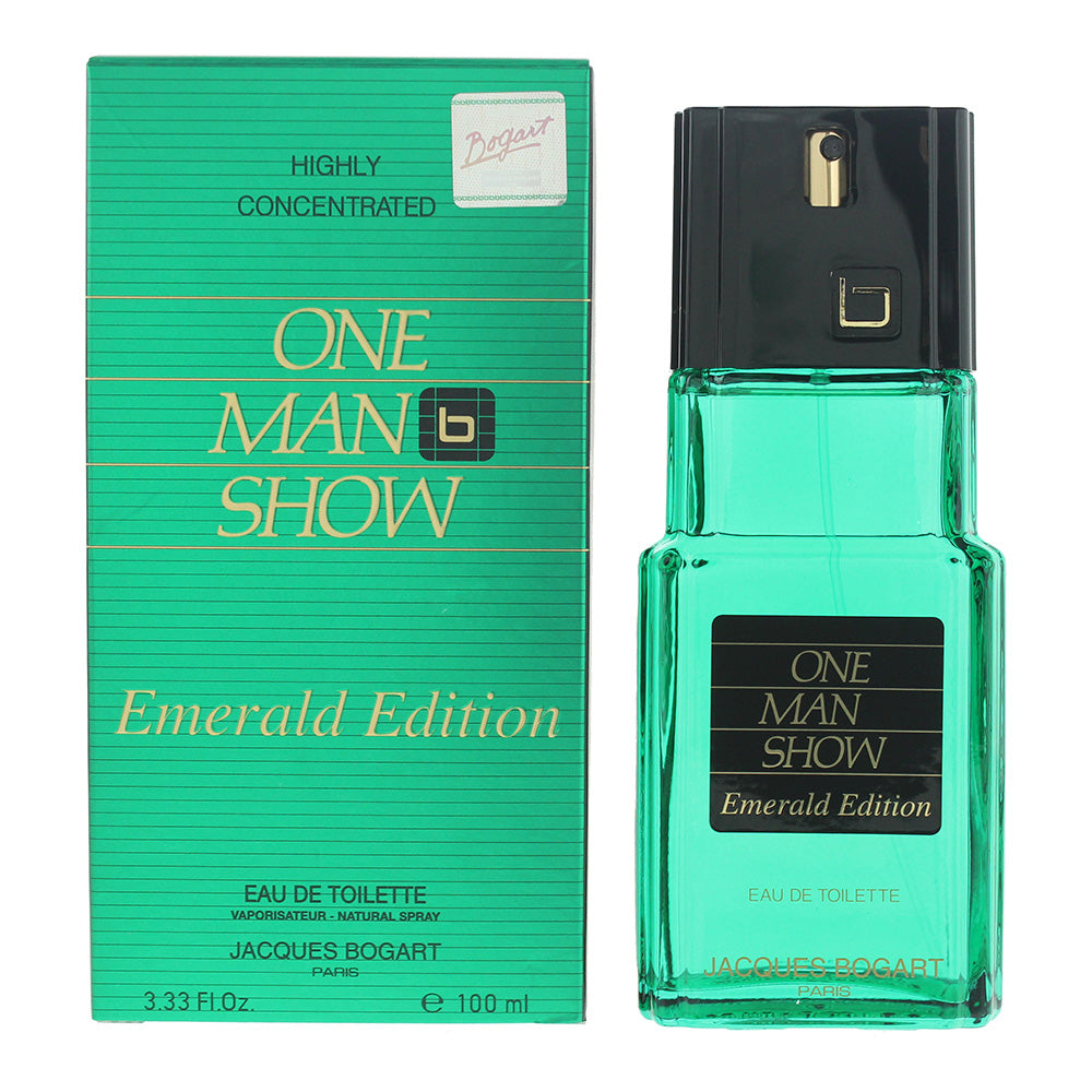 Jacques Bogart One Man Show Emerald Edition Eau de Toilette 100ml Spray - Glow Empire