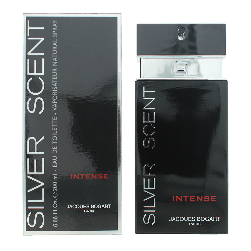 Jacques Bogart Silver Scent Intense Eau de Toilette 200ml Spray - Glow Empire