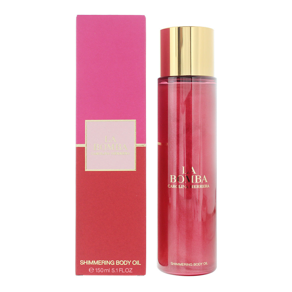 Carolina Herrera La Bomba Shimmering Body Oil 150ml  - Glow Empire