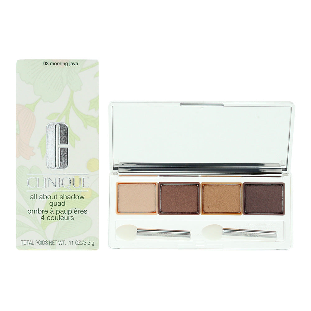 Clinique All About Shadow Quads 3.3g - Morning Java - Glow Empire