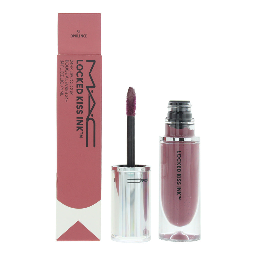 MAC Locked Kiss Ink 24HR Liquid Lipstick Lipcolour 4ml - Opulence - Glow Empire