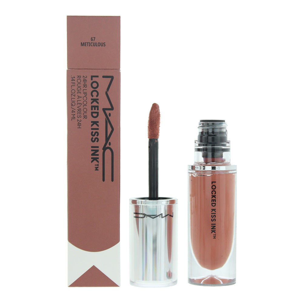 MAC Locked Kiss Ink 24HR Liquid Lipstick Lipcolour 4ml - 67 Meticulous - Glow Empire
