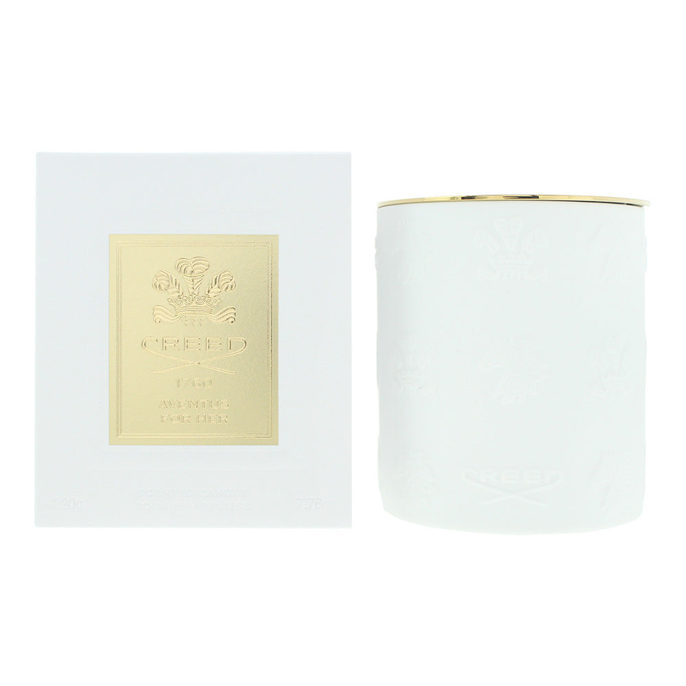Creed Aventus For Her Scented Candle 220g  - Glow Empire