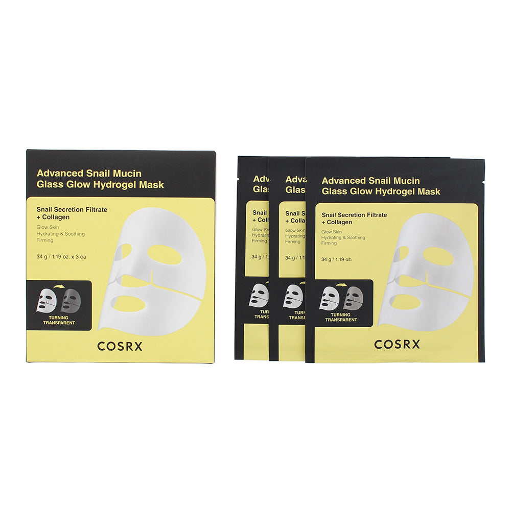 Cosrx Advanced Snail Mucin Glass Glow Hydrogel Face Mask 34g - Glow Empire