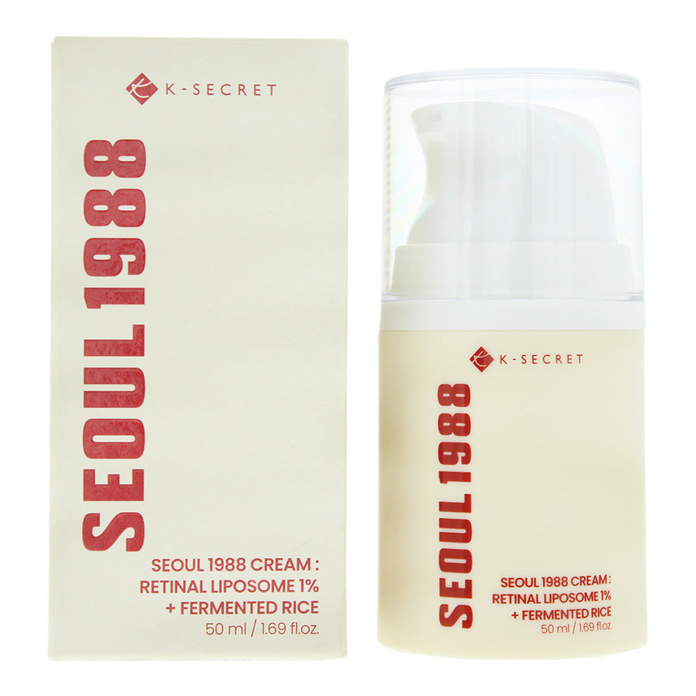 K-Secret Seoul 1988 Retinal Liposome + Fermented Rice Face Cream 50ml - Glow Empire