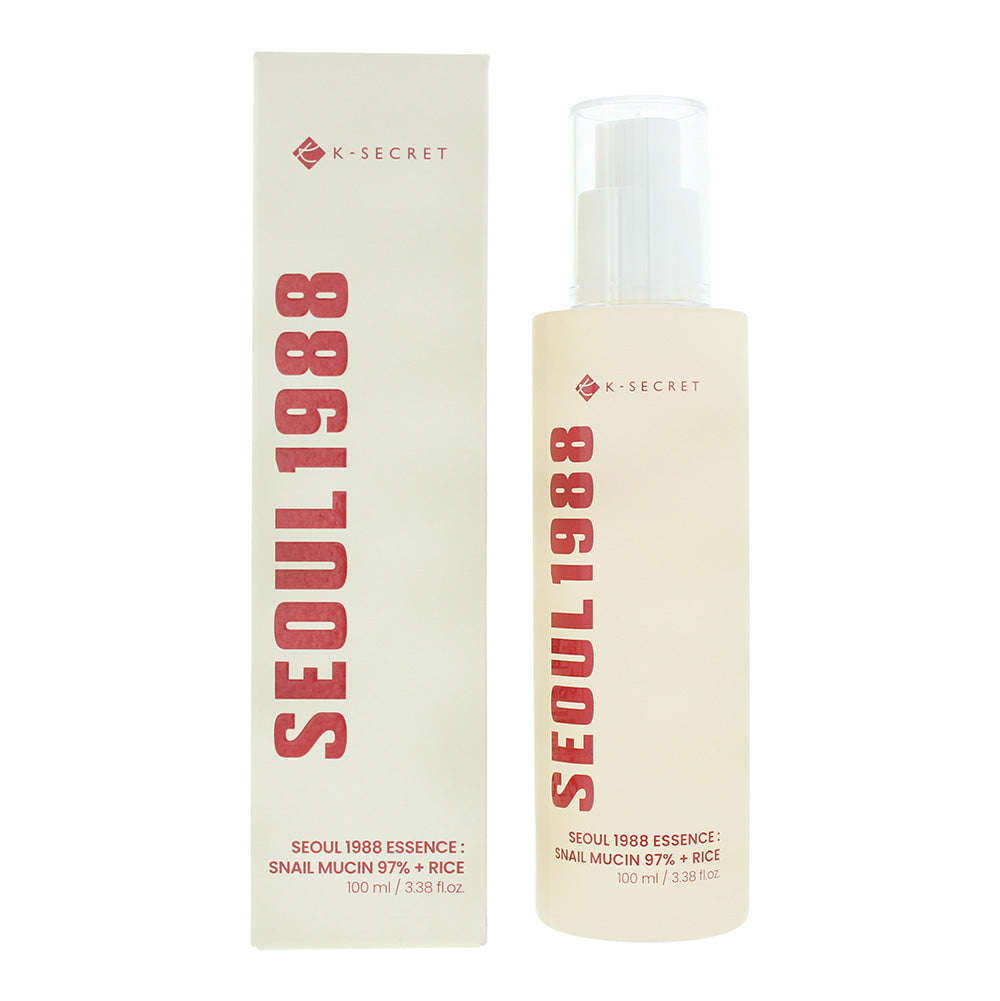 K-Secret Seoul 1988 Snail Mucin 97% + Rice Essence 100ml - Glow Empire