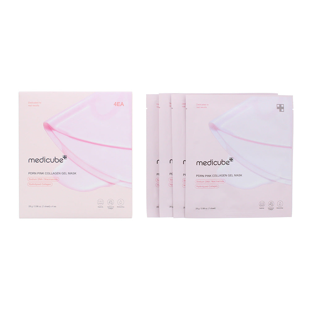 Medicube PDRN Pink Collagen Gel Mask Pack 4 x 28ml - Glow Empire