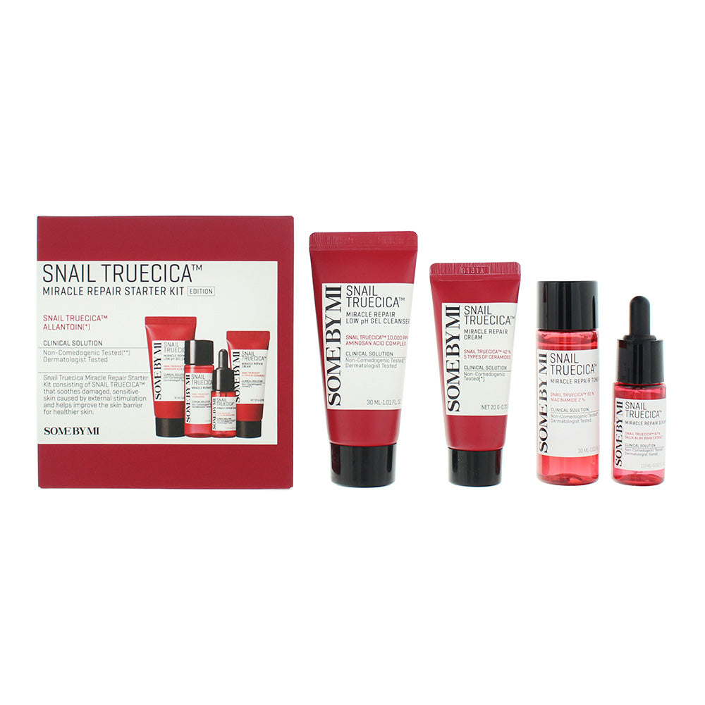 Some By Mi Snail Truecica Miracle Repair Starter Kit 4 Pieces - Glow Empire