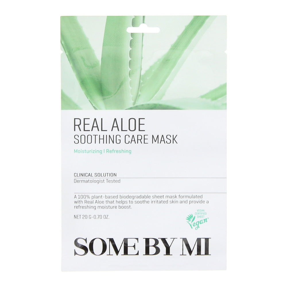Some By Mi Real Aloe Soothing Care Mask 20g - Glow Empire