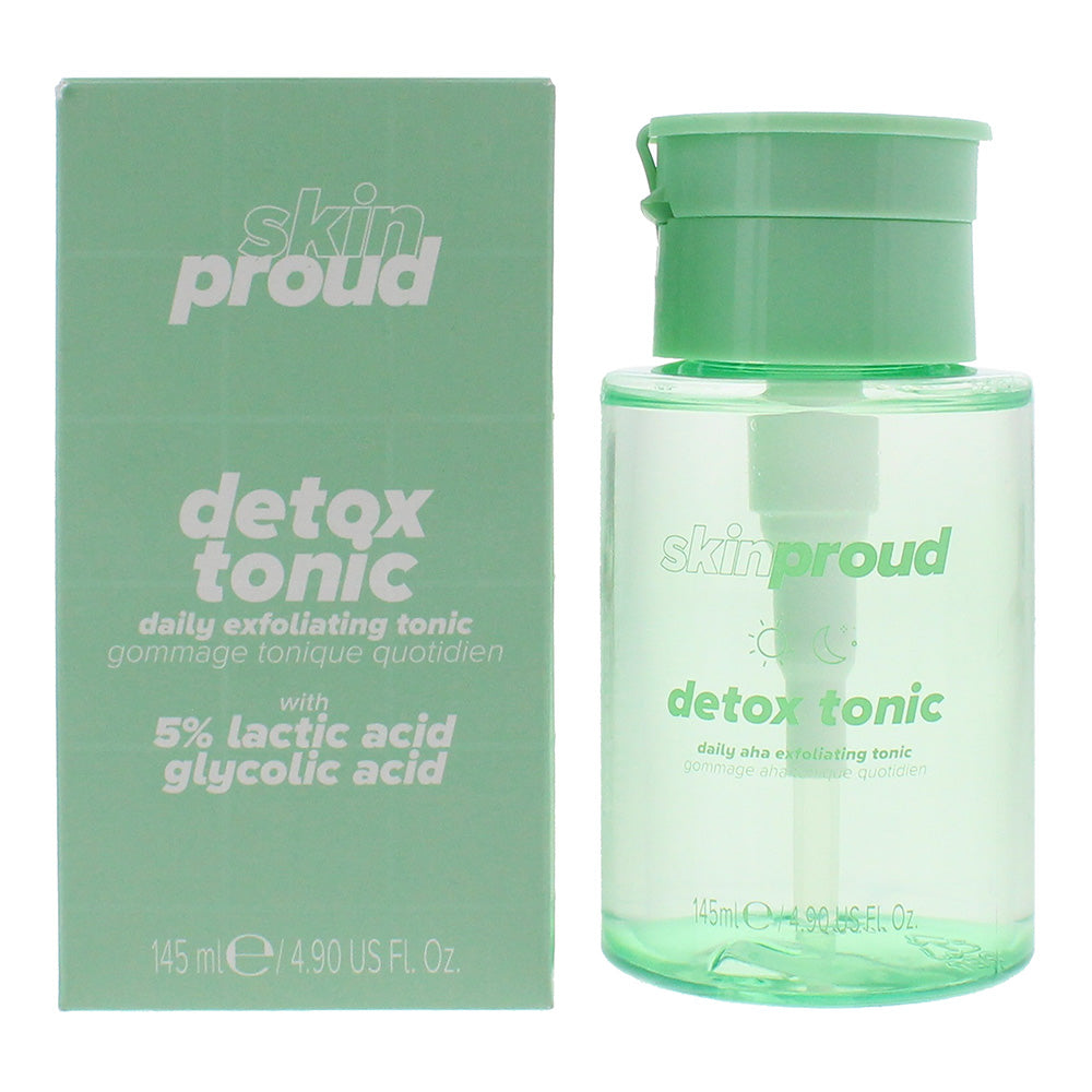 Skin Proud Detox Tonic Exfoliating Tonic 145ml  - Glow Empire