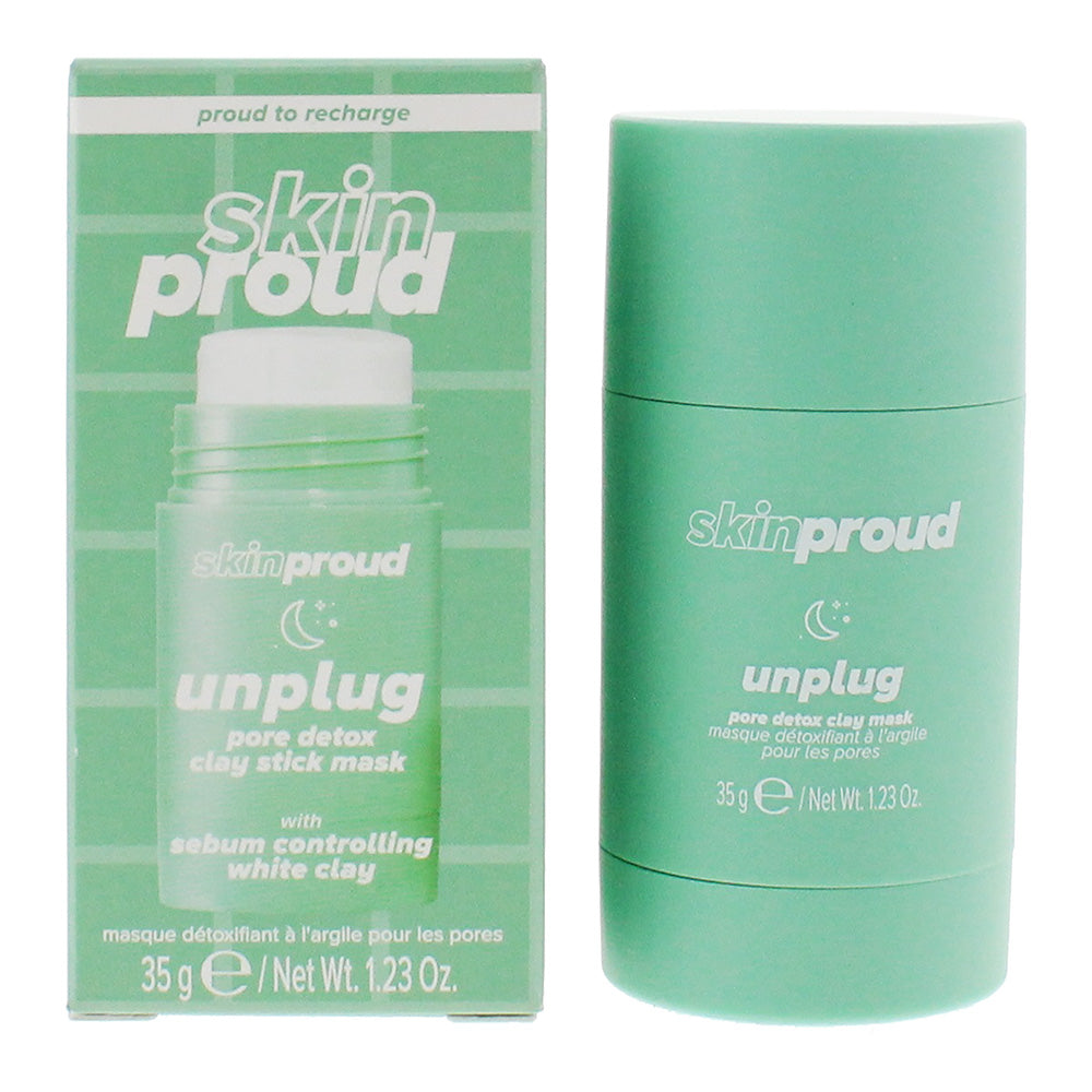 Skin Proud Unplug Pore Detox Clay Stick Mask 35g  - Glow Empire