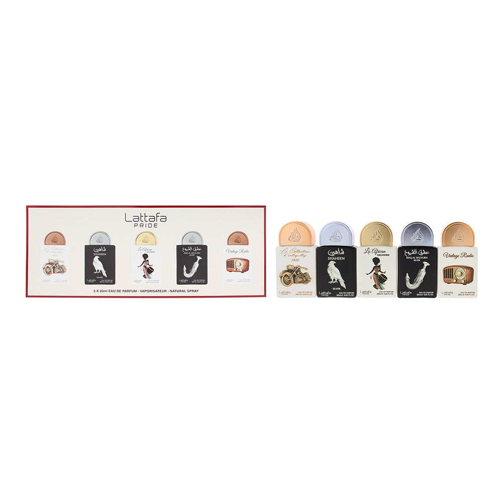 Lattafa Pride Gift Set Collection No.5 - 5 x 20ml - Glow Empire