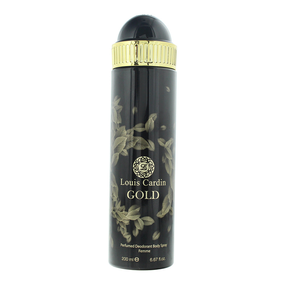 Louis Cardin Gold Perfumed Deodorant Spray 200ml - Glow Empire