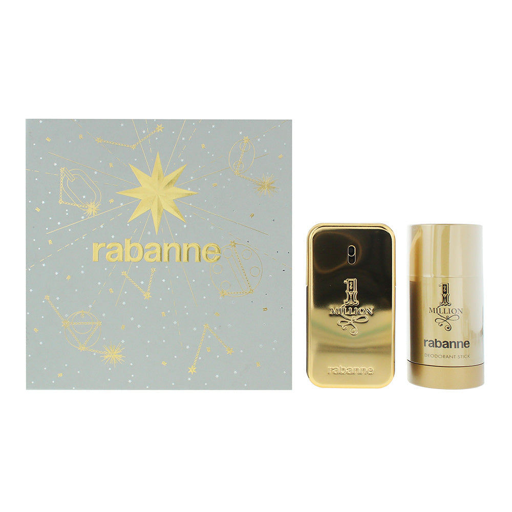 Paco Rabanne 1 Million Gift Set 50ml EDT + 75g Deodorant Stick - Glow Empire