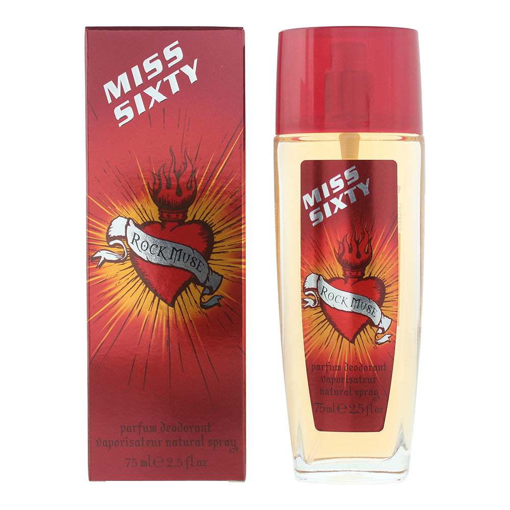 Miss Sixty Rock Muse Parfum Deodorant Spray 75ml  - Glow Empire