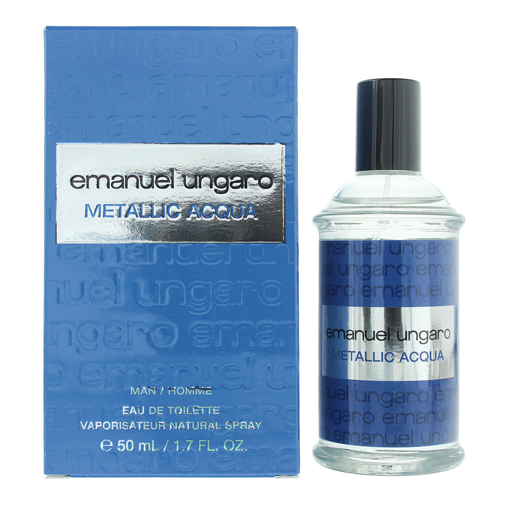 Emanuel Ungaro Metallic Acqua Men Eau de Toilette 50ml - Glow Empire