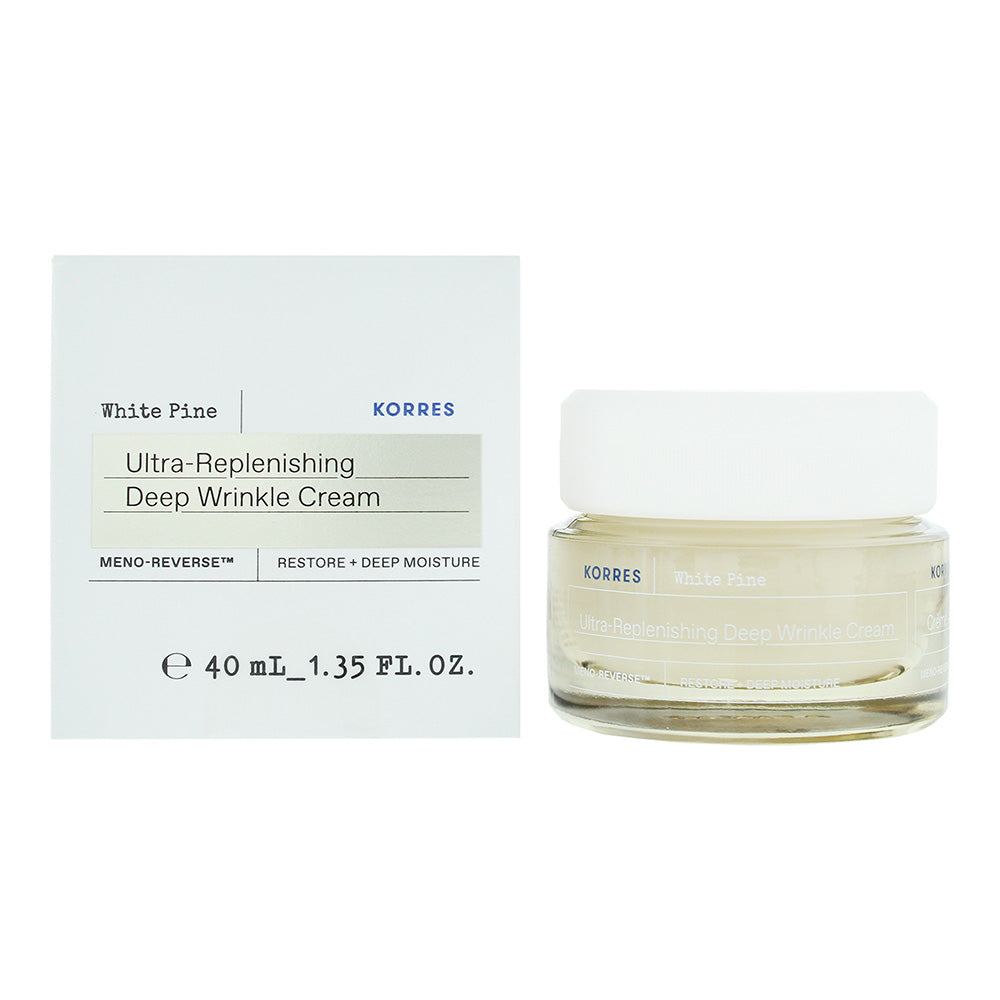 Korres White Pine Meno-Reverse Ultra-Replenishing Deep Wrinkle Cream 40ml - Glow Empire