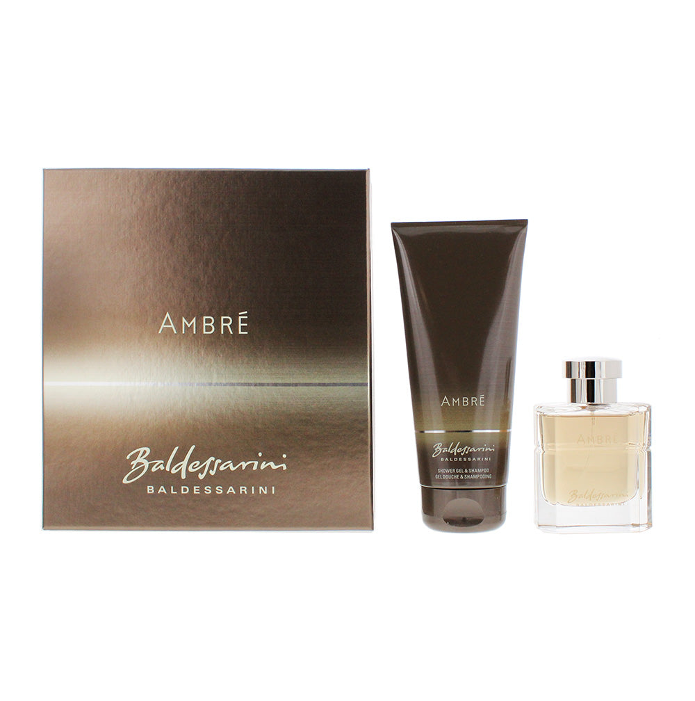 Baldessarini Ambré Gift Set 50ml EDT + 200ml Shower Gel - Glow Empire