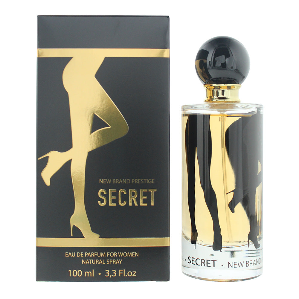 New Brand Prestige Secret Eau de Parfum 100ml Spray - Glow Empire