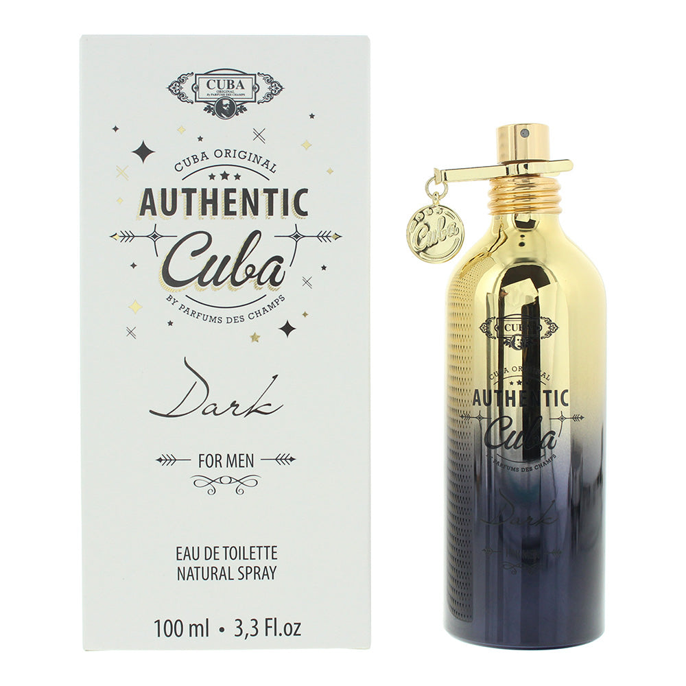 Cuba Authentic Dark Eau de Toilett 100ml Spray - Glow Empire