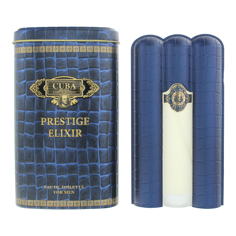 Cuba Prestige Elixir For Men Eau de Toilette 90ml Spray - Glow Empire