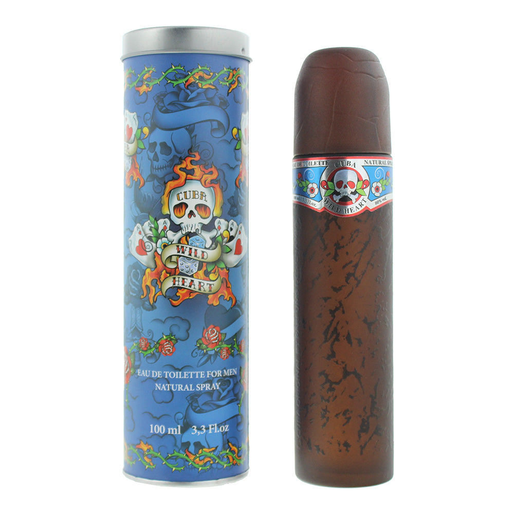 Cuba Wild Heart Eau de Toilette 100ml Spray - Glow Empire