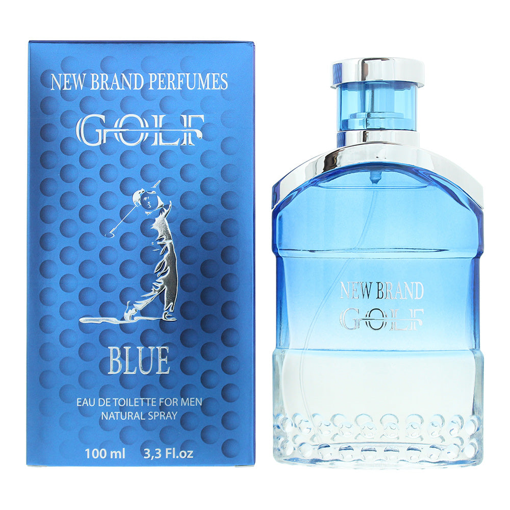 New Brand Parfums Golf Blue Eau de Toilette 100ml Spray - Glow Empire
