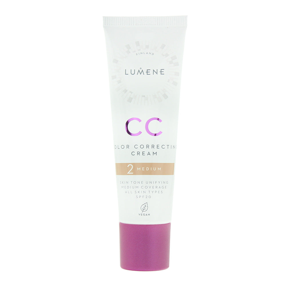 Lumene CC Color Correcting Cream SPF20 30ml - 2 Medium  - Glow Empire