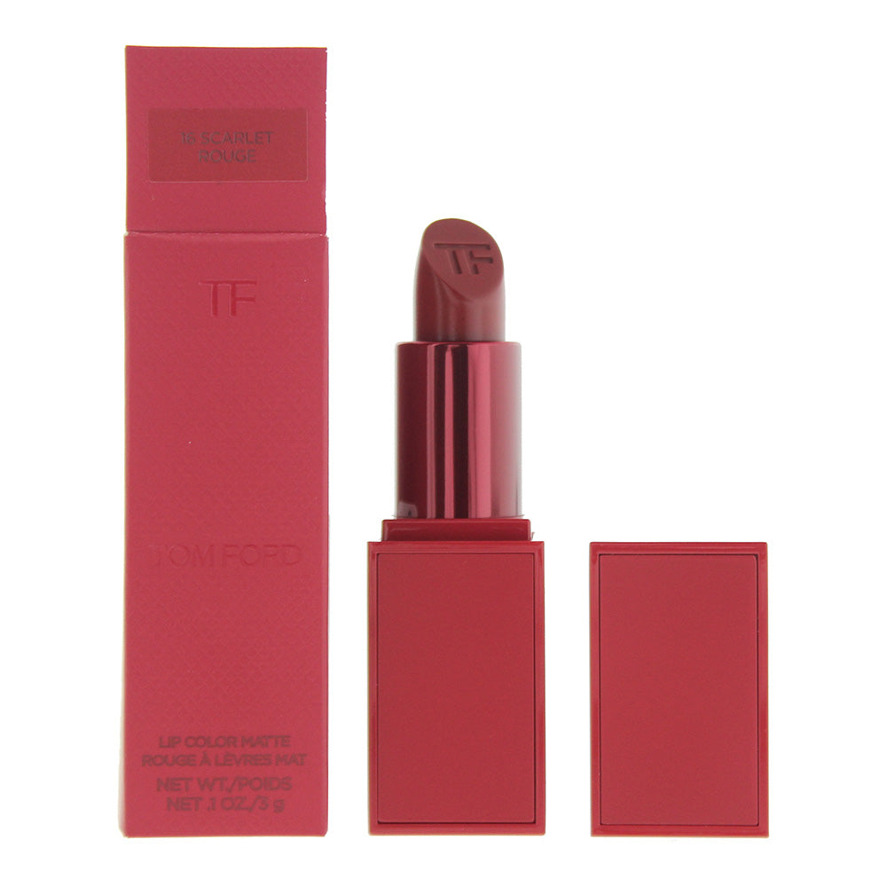 Tom Ford Lip Color Matte Lipstick 3g - 16 Scarlet Rouge - Glow Empire