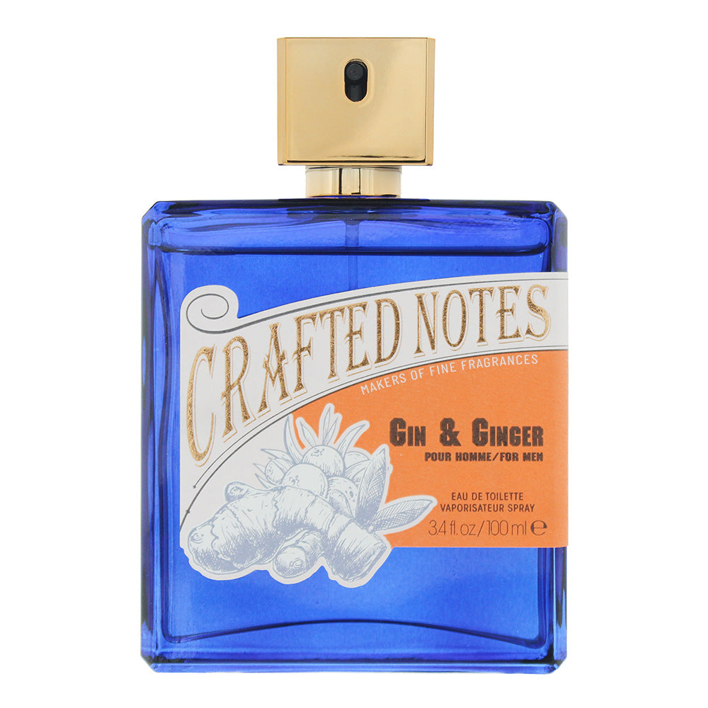 Crafted Notes Gin & Ginger For Men Eau de Toilette 100ml Spray - Glow Empire