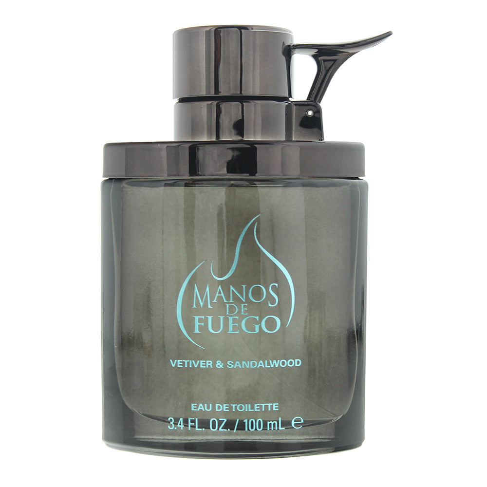 Manos De Fuego Vetiver & Sandalwood Eau de Toilette 100ml Spray - Glow Empire