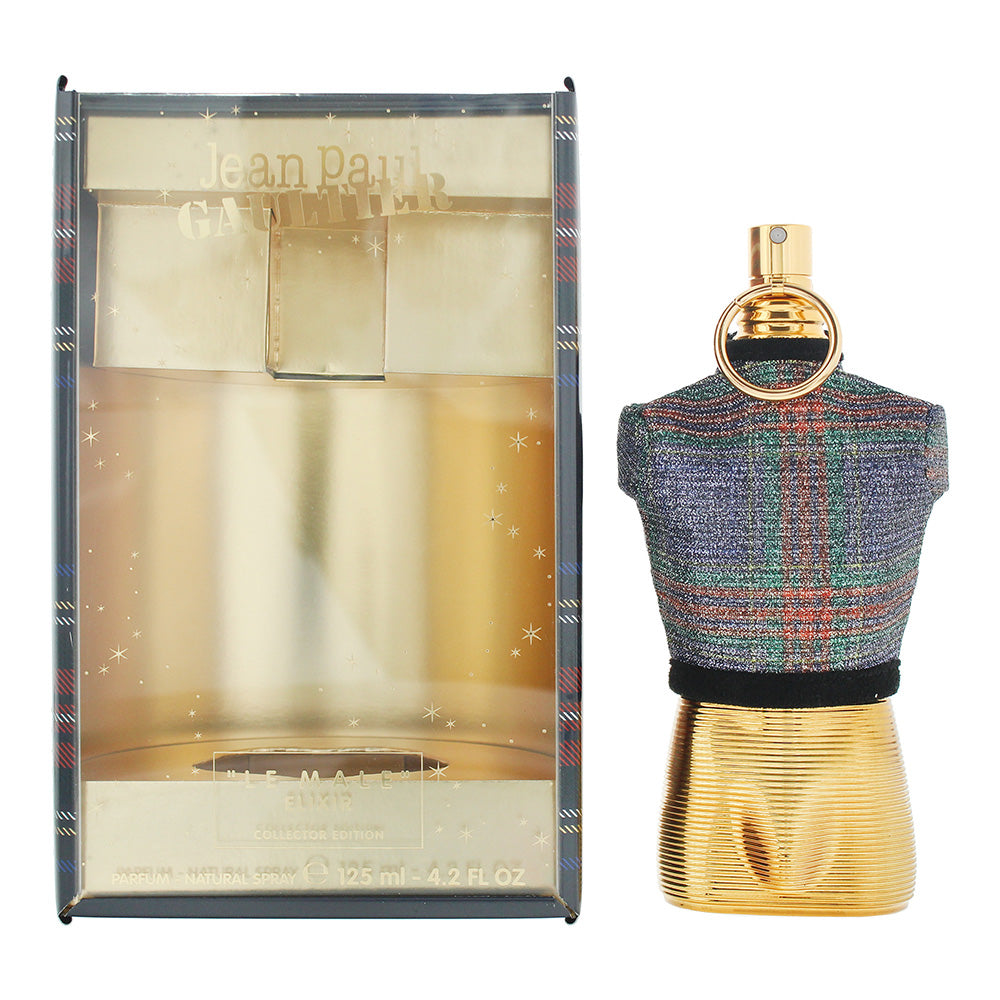 Jean Paul Gaultier Le Male Elixir Eau de Parfum - Collector Edition 125ml Spray - Glow Empire