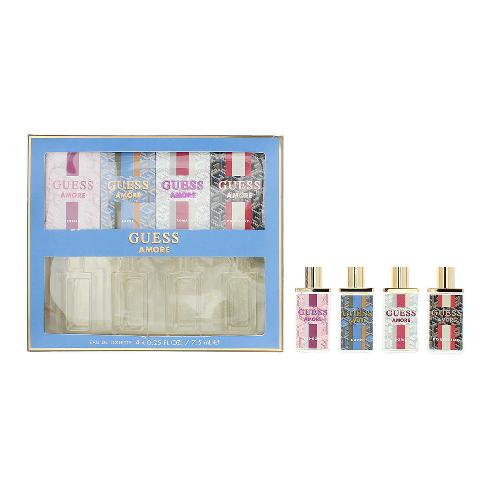 Guess Amore Miniature Gift Set - 4x 7.5ml EDT - Glow Empire
