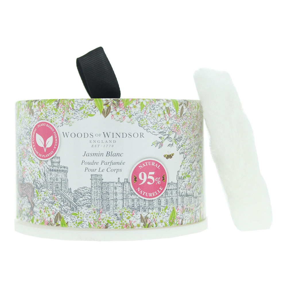Woods of Windsor White Jasmine Dusting Powder 100g - Glow Empire