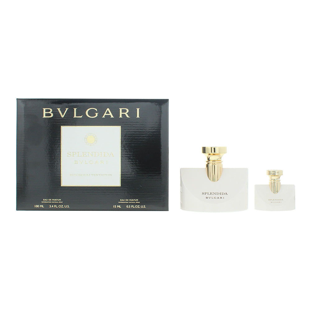 Bvlgari Splendida Patchouli Tentation Gift Set 100ml EDP + 15ml EDP - Glow Empire