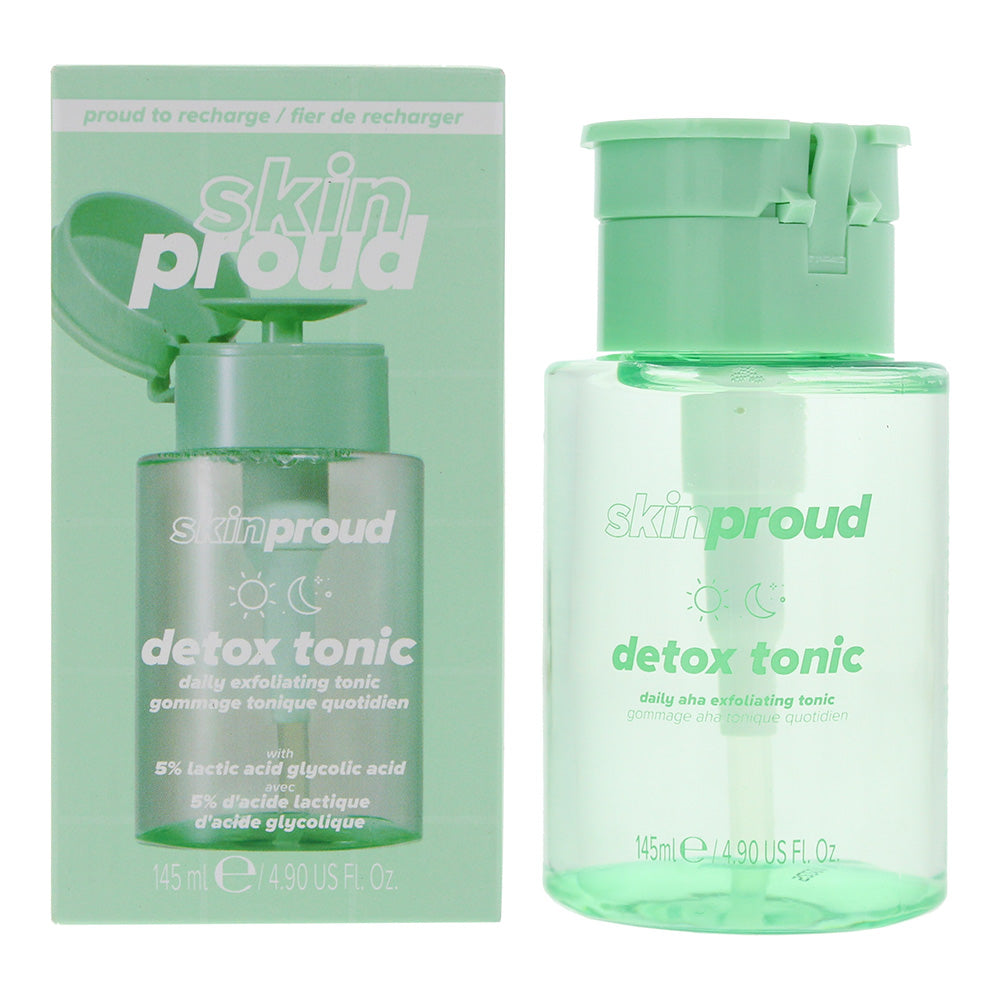 Skin Proud Detox Tonic Daily Exfoliating Tonic 145ml  - Glow Empire