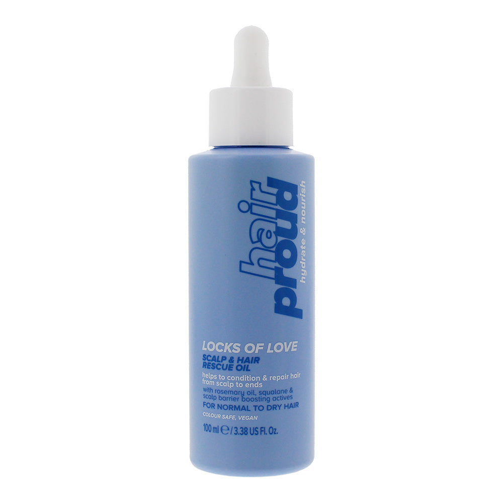Hair Proud Hydrate Locks Of Love Scalp and Hair Rescue Oil 100ml  - Glow Empire