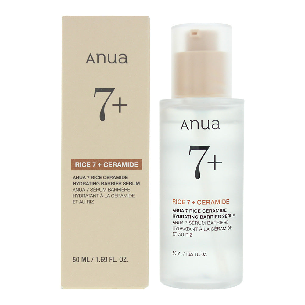 Anua Rice 7+ Ceramide Hydrating Barrier Serum 50ml - Glow Empire