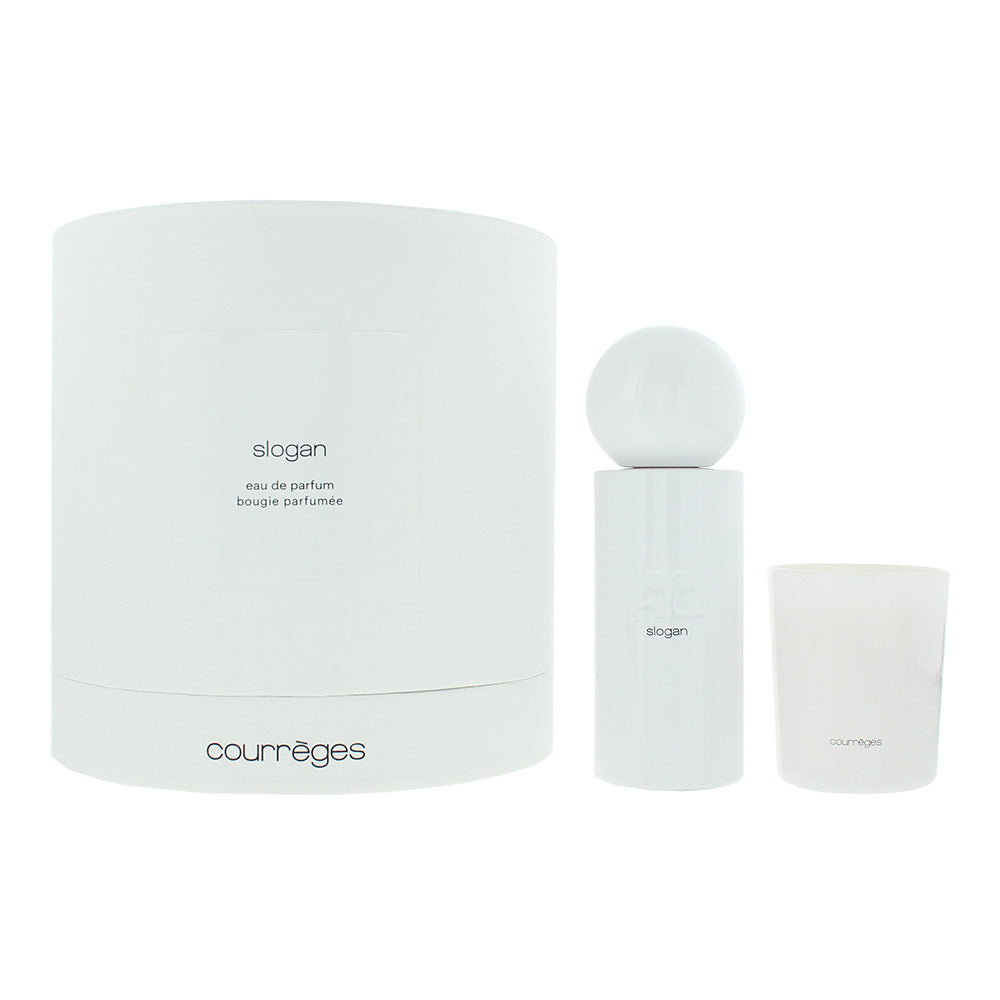 Courrèges Slogan Gift Set 100ml EDP + 75g Candle - Glow Empire